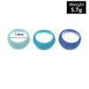 3pcs/lot Korea Acrylic Resin Rings Set Aestethic  Jewelry Gifts Temperament Fidget Ring for Women Anillos Mujer