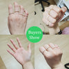 4PCS Women's Ring Summer Crystal Beaded Vintage Rings Set  Korean Women Jewelry Temperament Accessories Sweet Aesthetic Gift