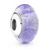 925 Sterling Silver Charm Shimmering Radiant Effervesence Heart Wavy Fancy Murano Glass Bead Fit Popular Bracelet Jewelry