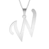 A-Z Initial Letters Pendant Necklace English Alphabets Stainless Steel Necklaces For Women Men Accessories  Jewelry Gift