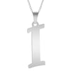 A-Z Initial Letters Pendant Necklace English Alphabets Stainless Steel Necklaces For Women Men Accessories  Jewelry Gift