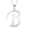 A-Z Initial Letters Pendant Necklace English Alphabets Stainless Steel Necklaces For Women Men Accessories  Jewelry Gift