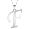 A-Z Initial Letters Pendant Necklace English Alphabets Stainless Steel Necklaces For Women Men Accessories  Jewelry Gift