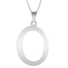 A-Z Initial Letters Pendant Necklace English Alphabets Stainless Steel Necklaces For Women Men Accessories  Jewelry Gift