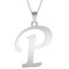 A-Z Initial Letters Pendant Necklace English Alphabets Stainless Steel Necklaces For Women Men Accessories  Jewelry Gift