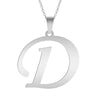 A-Z Initial Letters Pendant Necklace English Alphabets Stainless Steel Necklaces For Women Men Accessories  Jewelry Gift