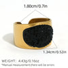 Statement Stainless Steel Delicate Shiny Cubic Zirconia Ring For Women Gold Pvd Plated Finger Jewelry Gift - Image 24