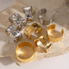 Unique Stainless Steel Metal Wide Cuff Open Bracelet Bangle Gold Pvd Plated Essential - Image 5