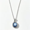 Silver Natural Rhodochrosite Pendants Necklace Tiger Eye Necklace Silver Pendants With Chain For Women Men - Image 7