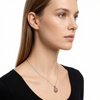 Silver Natural Rhodochrosite Pendants Necklace Tiger Eye Necklace Silver Pendants With Chain For Women Men - Image 2