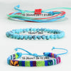 3pcs/set Men's Braided Bracelet Set, Stone Couple's Bracelet, Bohemian Ethnic Cotton and Linen Hand-woven Bracelet - Image 6