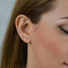 3/6 Pairs Stainless Steel Round Clear Zirconia Stud Earrings for Women, Girls Tiny Ball Cartilage Tragus Daith Piercing - Image 4