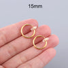 1 Pair Ear Cuff Fake Hoop Earrings Man Without Drilling Ear Clip On Earrings For Women Without Piercing Earring Non-Hole - Image 17