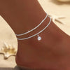Shimmering Anklet Sparkly CZ Starry Foot Chain/Necklace/Bracelet Set for Women Minimalist Summer Beach Gift - Image 9