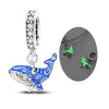 Silver Blue Charms Whale Shark Sea Turtle Dolphin Seahorse Pendant Bead Fit Bangle Bracelet Charms Jewelry - Image 17