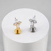 Titanium CZ Four-Point Star Flat Back Stud Earring Helix Cartilage Monroe Medusa Tragus Piercing - Image 3