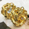 African Nigeria Big Drop Earrings Copper Large Style Stereoscopic For Women Party Wedding Gifts - Image 4