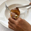 316L Stainless Steel Ring with Gold-Tone and Silver-Tone Designs - Image 4
