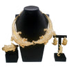 Jewelry Sets For Women Italian Gold Plated Crocodile Necklace Earrings Ring Animal Design Rings Party Essentials - Image 1