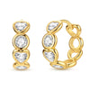 Earring Gold Series Silver Round Hoop Earring Moon Stars Teardrop Cladda Heart Earring For Women Jewellery - Image 24
