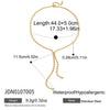 Pearl Fringe Y-shaped Chain Necklace Stainless Steel Gold Color-plated Women's Necklace - Image 7