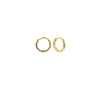 1/5 Pairs of Huggie Hoop Earrings for Women, Gold Plated Stainless Steel Lightweight Hinged Small Thin HoopS - Image 15