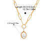 Round Cubic Zirconia Pendant Necklace in Necklace or Choker Styles - Image 11