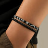 2 Bohemian Surfer Hand-Woven Summer Beach Bracelet Set, Adjustable Holiday Gift For Men And Women - Image 1