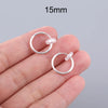 1 Pair Ear Cuff Fake Hoop Earrings Man Without Drilling Ear Clip On Earrings For Women Without Piercing Earring Non-Hole - Image 31