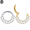 1Pc Titanium Nose Hoop Daith Earring Conch Helix Septum Piercing Clicker Segment Helix Rook Ear Piercings Women Body Jewelry 16G - Image 6