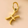 10PCS Stainless Steel Star Zodiac Sign 12 Constellation Pendant Accessories for Necklace Women Man Jewelry Gifts - Image 16
