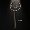 Stonefans Luxury Shiny Tassel Choker Necklaces for Women Exquisite Crystal Short Y Sexy New Necklace Wedding Bride Jewelry Gift