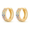 Earring Gold Series Silver Round Hoop Earring Moon Stars Teardrop Cladda Heart Earring For Women Jewellery - Image 26
