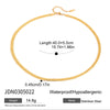 Classic Short Tassel Water Drop Zircon Pendant Necklace For Women Minimalist Gold Plated Stainless Steel Necklace - Image 8