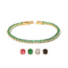 Maximalist Dipped With Cubic Zirconia Gemstones Stainless Steel Bracelet for Women Jewelry Gift bracelet Jewel - Image 5