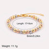 Classic Round Beads Charm Bracelets Adjustable 3 Sizes For Women Simple Style Chain Bangles Jewelry Party Gifts - Image 2