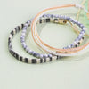 3pcs/set Men's Braided Bracelet Set, Stone Couple's Bracelet, Bohemian Ethnic Cotton and Linen Hand-woven Bracelet - Image 5