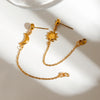 Star And Moon Stur Earrings For Women Allergy Stainless Steel Gold Color Daily Wear Jewelry - Image 5
