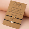 2pcs/set Minimalist Sun Moon Charm Couple Bracelet Friendship Jewelry Gift Handmade Adjustable Braided Rope Bracelets - Image 10