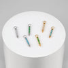 Titanium Dainty Cubic Zirconia Bar Charm for Lobe Ear Piercing Drop Dangle Earring - Image 3