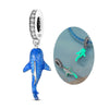 Silver Blue Charms Whale Shark Sea Turtle Dolphin Seahorse Pendant Bead Fit Bangle Bracelet Charms Jewelry - Image 28
