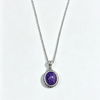 Silver Natural Rhodochrosite Pendants Necklace Tiger Eye Necklace Silver Pendants With Chain For Women Men - Image 9