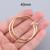 1 Pair Ear Cuff Fake Hoop Earrings Man Without Drilling Ear Clip On Earrings For Women Without Piercing Earring Non-Hole - Image 13
