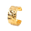 Unique Stainless Steel Metal Wide Cuff Open Bracelet Bangle Gold Pvd Plated Essential - Image 8