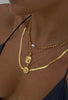 316L Stainless Steel Angel Pendant Necklace Necklace Simple Metal Texture Jewelry for Woman Gif - Image 1