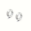 4Pairs Stainless Steel Men's Ear Clips Punk Style Gold Plated Non-Pierced Fake Piercing Earrings for Women Men - Image 9