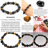 1 Natural Black Obsidian Hematite Tiger Eye Bead Bracelet For Men Magnetic For Women Soul Jewelry - Image 7