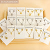 Chic Elegant Heart Indian Jewelry Sets Women Wedding Crown Steel Necklace And Earrings Bulk - Image 1