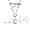 Round Cubic Zirconia Pendant Necklace in Necklace or Choker Styles - Image 12