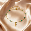 Boho Colorful Beads Shell Conch Pendant Ankle Bracelet Stainless Steel Foot Anklet for Women Jewelry Summer - Image 9